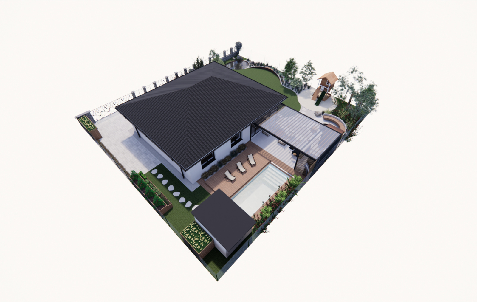 Exteriér rodinného domu