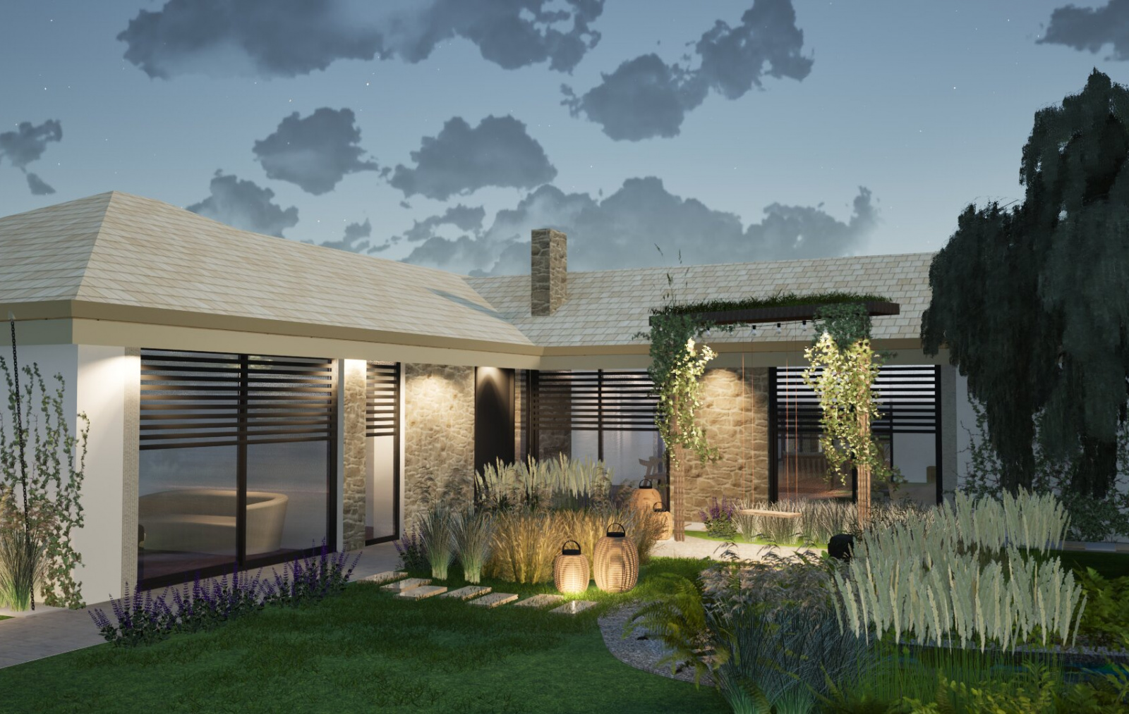 Exteriér rodinného domu v Kráľovej pri Senci